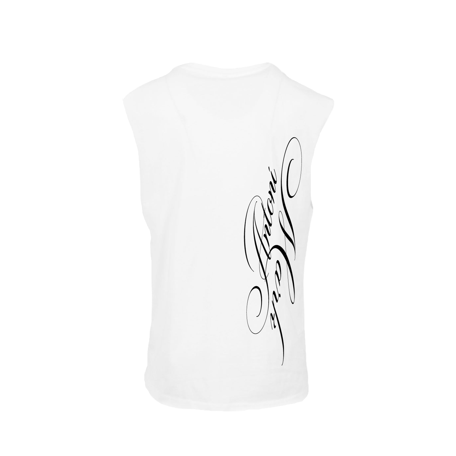 SLEEVELESS TEE WHITE